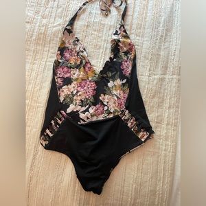 LSPACE reversible one piece reversible bathing suit.